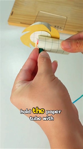 DIY Whirlwind Spinning Top: Scrap Paper POWER! 🌪️ #shorts