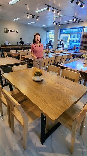 189K views · 1.5K reactions | Ash Wood Dining Set | Grains Furniture | Facebook