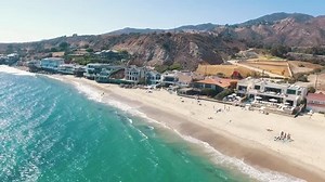 Aerial Drone Over Beachfront Homes Malibu Stock Footage Video (100% Royalty-free) 30989218 | Shutterstock