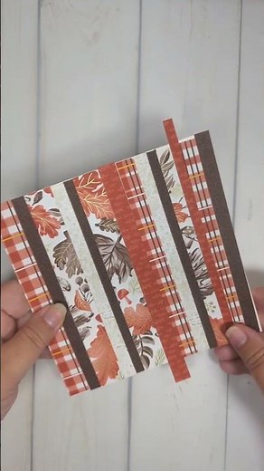 use up paper scraps with the Bargello technique. I used Stampin' Up!'s®️NEW Gathering Together DSP