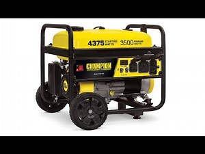 Champion Power Equipment 100522 3500-Watt RV Ready Portable Generator Overview
