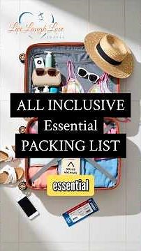 Packing for an all-inclusive resort? Here’s exactly what you need! 🧳🏖️