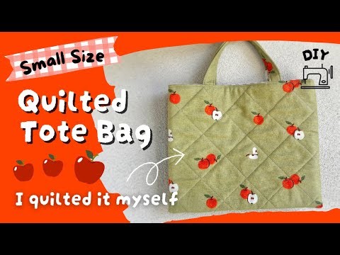 How I Made a Quilted Tote Bag | Step-by-Step Sewing Tutorial
