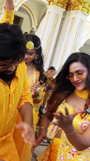 எங்க family ஓட First Haldi Function💛💛 #mynawings #haldi