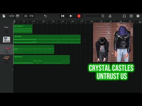 Crystal Castles- untrust us (official music video) GarageBand