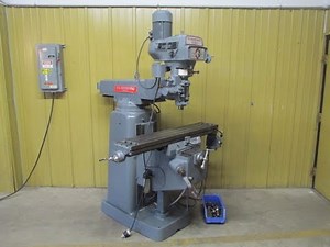 Clausing Kondia FV-1 Vertical Milling Machine J Head Mill 3 HP 48" x 9"
