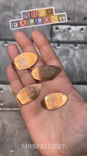 Crafting a Fallout Pressed Penny Souvenir Bracelet! I recently went to the @atomicmuseum in Las Vegas for the brand new World of Fallout exhibit in collaboration with @bethesda and I got all 4 of their SPECIAL Fallout themed pressed Pennies. I wanted to do something fun with these so I thought I’d make some jewelry I could wear. I used a copper colored necklace from the craft store for the clasp and jump rings. (I did this because the necklace was 3.99 and half off so it was the cheapest option)