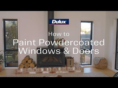 How to paint over powder coated windows | Dulux