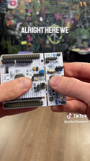 Oh no! My board snapped in half! #microcontroller #arduino #stm32 #polarfilament #electronics