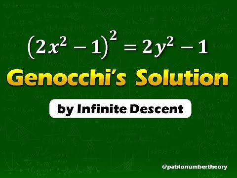 Genocchi's Solution by Infinite Descent