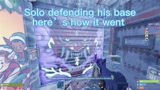 Solo defends his base once again 🫡 #fyp #rust #rusttok #content #rustpvp #console #rustconsole