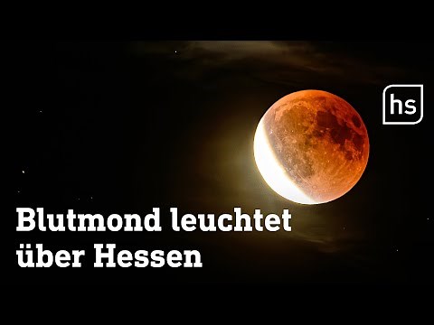 Warum wird der Mond plötzlich rot? Totale Mondfinsternis erklärt! | hessenschau