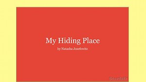 My Hiding Place - Video Activity