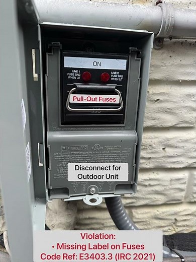 HVAC Changeout | Disconnect