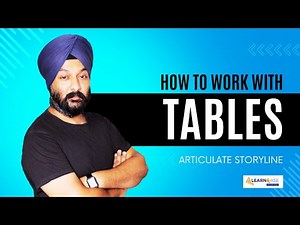 EP-36 | How to work with Tables in Articulate Storyline #learnease #tables #storyline