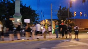 1K views · 18 reactions | Here's the group of protesters tonight outside Vigo Co. Courthouse | Indiana Central News | Facebook