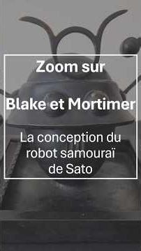 Zoom sur la conception du robot samouraï de Blake et Mortimer #9eart #bd #bandedessinée #bronze #art