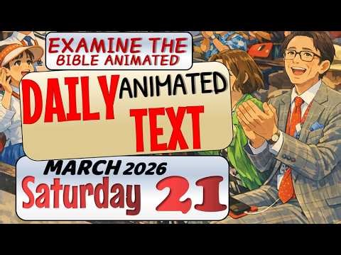 JW DAILY ANIMATED TEXT 🔵NEVER LEAVE THE SPIRITUAL PARADISE ✅ EXAMINE THE BIBLE ANIMATED