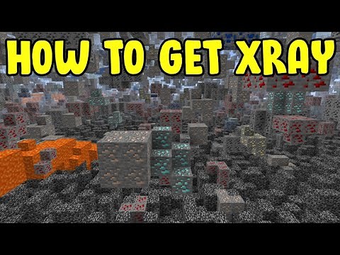 HOW TO GET XRAY FOR MINECRAFT 1.21 PS5/XBOX/PS4