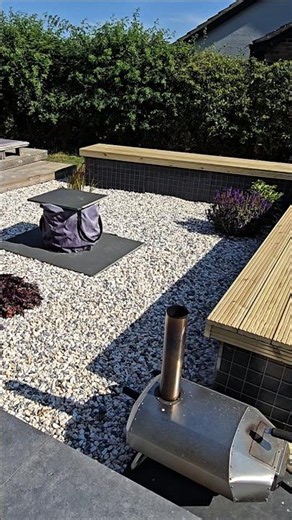 Simple idea: turn your gabion wall into a bench! #diy #homemade #Northman Craft