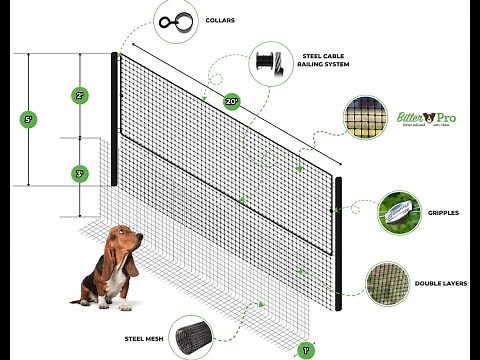 How to Assemble our 2 layer DIY Dog Fence Kit🐶