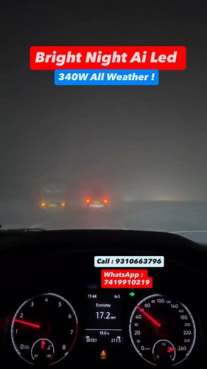 Finally presenting — the WORLD’S FIRST 340W AI CAR LED! 💡🚘 A next-level innovation in automotive lighting that you can control right from your Android or iPhone through a smart app. Now your car lights can adapt to every season, every mood, every road condition — just like magic! ✨ Features: • 340 Watt Actual Power — not fake claims 💪 • Fully AI-controlled via mobile app (Android iPhone) 📱 • Change LED color anytime — Fog = Yellow, Sunny = White, Rain = Warm White ☀️🌧️❄️ • Dedicated Snow Mo