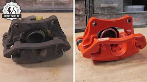 BMW E30 325i brake calipers restoration