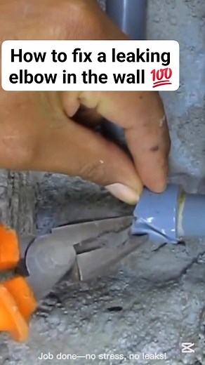 240K views · 1.5K reactions | How to fix a leaking elbow in the wall  #howto #diy #repair #fblifestyle | RB Plumbing Experts | Facebook