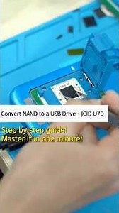 Turn Phone NAND into a USB Drive with JCID U70 - Step-by-Step Guide #jcid #u70 #ufs