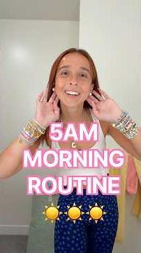 5AM morning routine 🏃‍♀️✨☀️ #lisishops #lisi #grwm #getreadywithme #5am #5ammorningvlogs #vlog