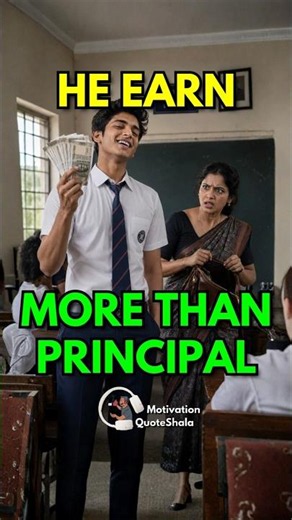1 School Students 😮 Earned More Than Principal