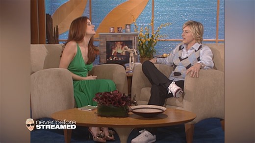 Debra Messing and I play a game in honor of her movie, 'The Wedding Date' #Season2Rewatch | Ellen DeGeneres