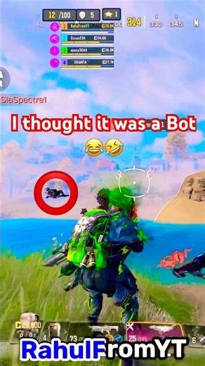 I thought it was a Bot 😂🤣 - BR - CODM #callofduty #shorts #ytshorts #funny #viral #trending #fun