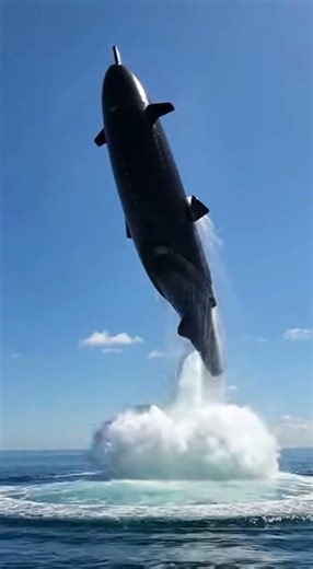 The Submarine Just Surfaced Like a Whale Breaching 🐋☢️