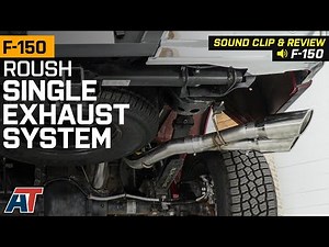 2021-2022 5.0L F-150 Roush Single Exhaust System with Polished Tips Review & Sound Clip