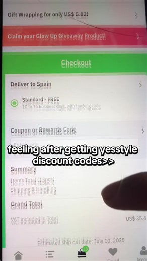 yesstyle codes 2025 on TikTok