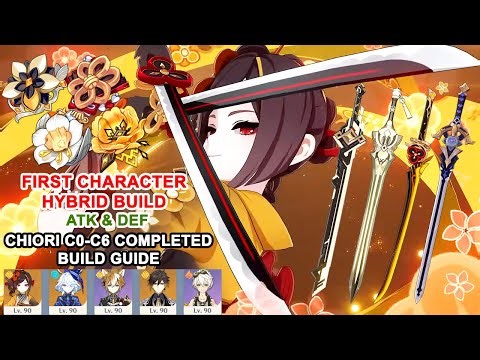 Chiori C0-C6 Completed Build Guide Artifacts ,Weapons ,Team Comp | First Character Hybrid Build