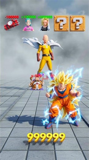 one punch man vs Goku #shorts