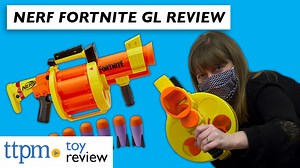 Watch Nerf Fortnite GL Rocket-Firing Blaster from Hasbro on Amazon Live