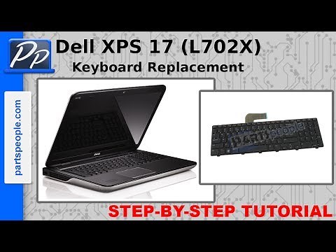 Dell XPS 17 (L702X) Keyboard Replacement Video Tutorial Teardown