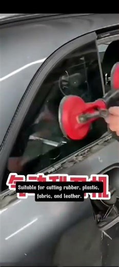 Pneumatic cutter for fast and precise cutting.