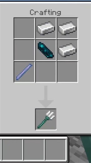 Minecraft me craft Trident 🔱 #minecraft #mcpe #shorts #gaming