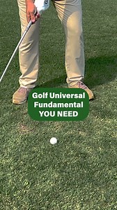 Golf Universal Fundamental YOU NEED Start using the SGA App by downloading it here: https://apps.apple.com/us/app/scratch-golf-academy/id1514388708 | Scratch Golf Academy
