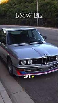 BMW E12 — The Car That Proved Sedans Could Be Thrilling 🏁 #SportsSedan #BMWPower #DrivingExcitement