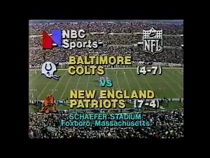 1979-11-18 Baltlimore Colts vs New England Patriots