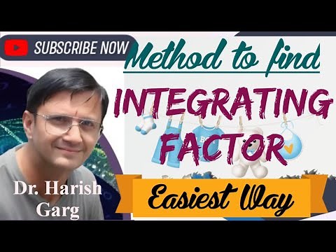 Methods for finding Integrating Factor
