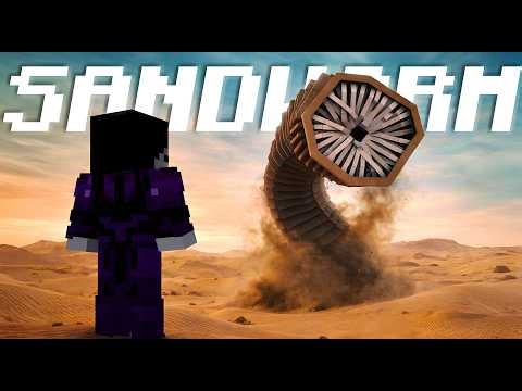KILLING ONE OF THE BIGGEST BOSS IN MINECRAFT | SANDWORM
