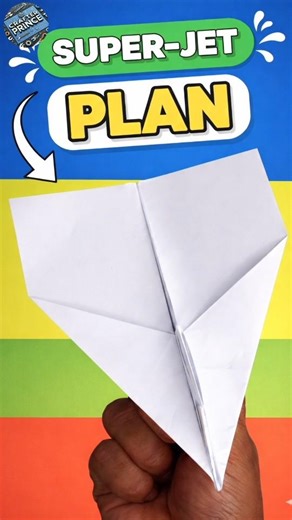 Super Fastest Jet Plane | Home Made Paper Plans #paperplane #shorts