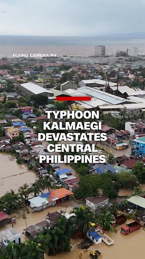 The Philippines has been battered by 120 kph (75 mph) winds and flooding as Typhoon Kalmaegi made landfall on Tuesday. The storm has killed at least 58 people, according to Reuters, and is expected to hit Vietnam on Friday. https://cnn.it/47Eilud | CNN International