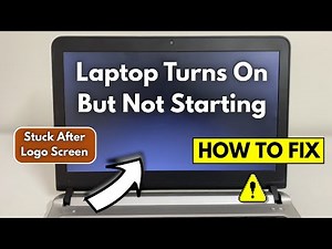 How to Fix Laptop Turns On But Not Starting | Stuck After Logo Screen